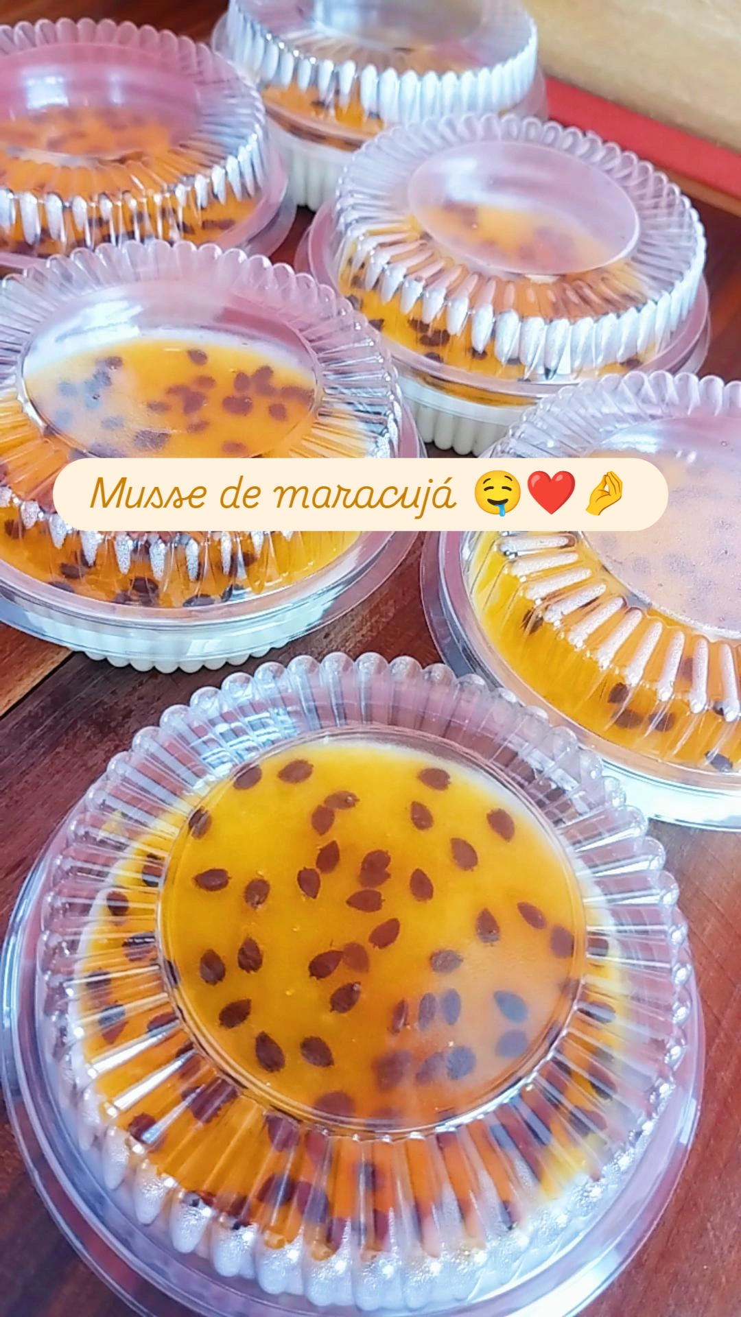 Musse de maracujá